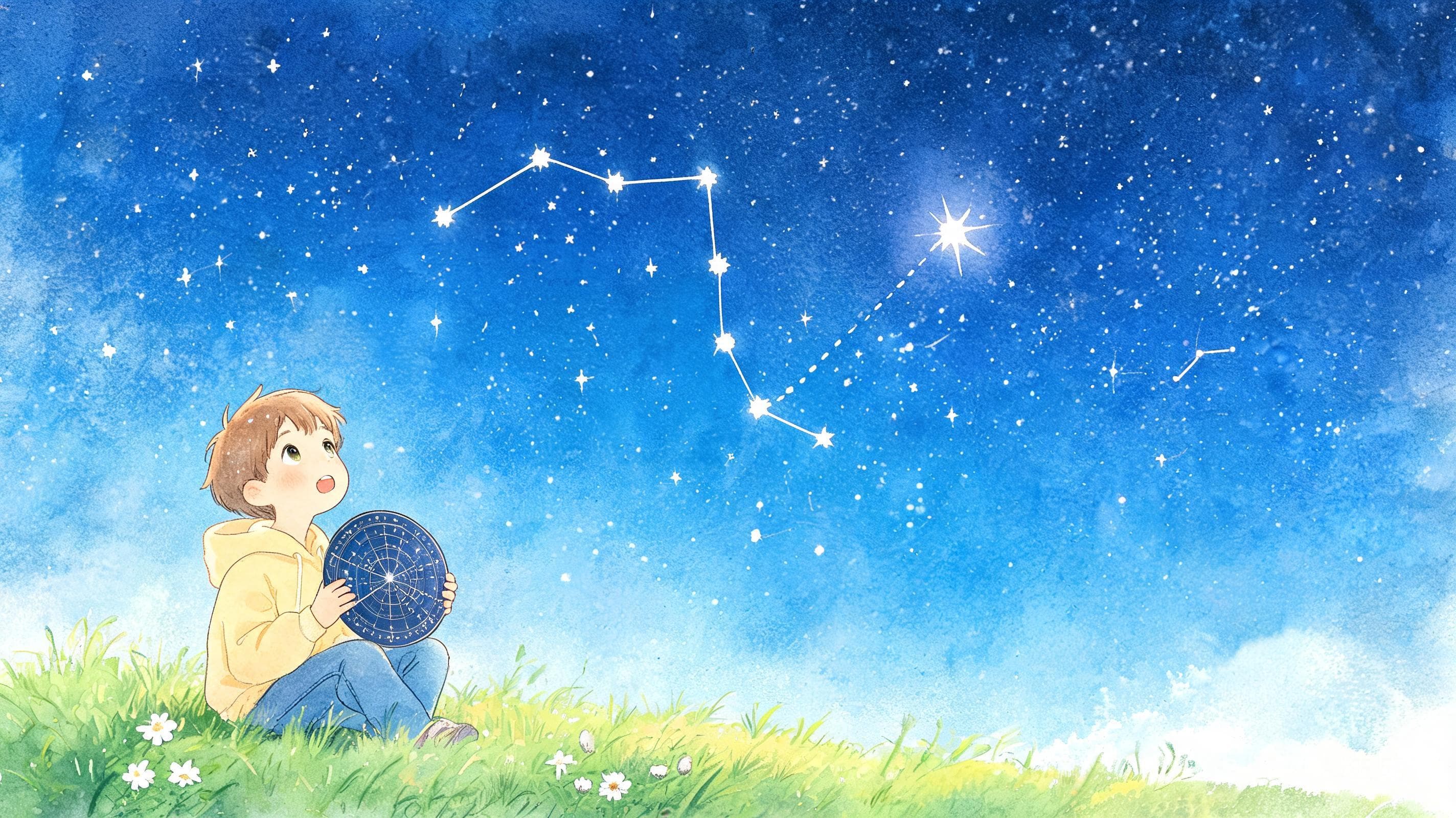 亮星的家族主视觉——北斗七星一年四季都指北吗？把亮星认成"家族"，四季星空的轮转就有了向导。