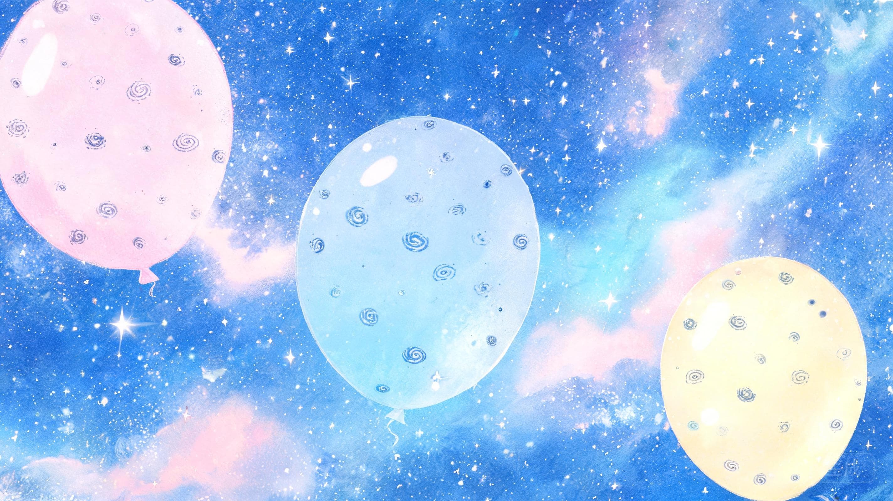 膨胀的宇宙主视觉——所有的星星都在离我们远去——吹一个气球，亲眼看宇宙长大的样子。
