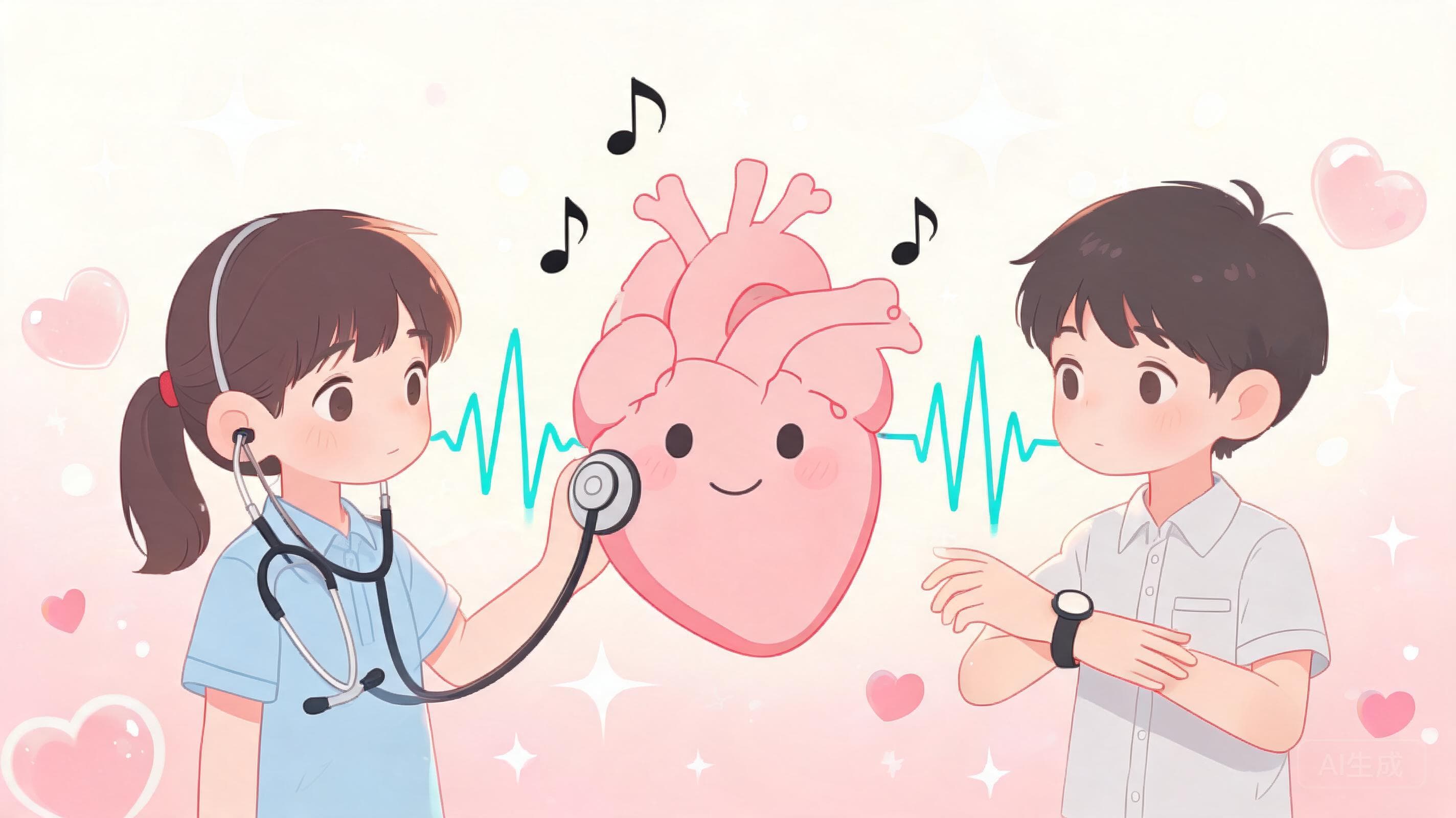 生命的节拍主视觉——心脏是全身唯一从不停机的泵——一分钟 70 次跳动、一天 10 万次、一生 30 亿次。而脉搏，就是这颗泵在皮肤表面的"现场直播"。